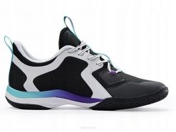Buty do badmintona Kawasaki K1B20-B3405. Czarne buty treningowe Kawasaki, bez wzorów, z gumy, bez zapięcia, na fitness i siłownię. Za 490.00 zł.