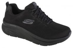 Buty Kobieta Skechers D' Lux Walker Get Oasis czarny. Czarne buty treningowe Skechers, bez wzorów, z gumy, bez zapięcia, trekkingowe. Za 469.99 zł.
