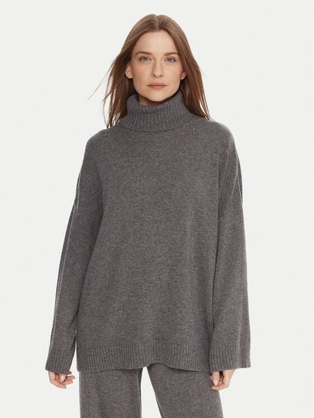 Kontatto Golf 3M0961C Szary Relaxed Fit. Szare swetry Kontatto, m, bez wzorów, z wiskozy, bez ramiączek. Za 379.99 zł.