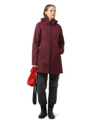 Ilse Jacobsen Płaszcz przeciwdeszczowy w kolorze fioletowym rozmiar: 42. Różowe kurtki przeciwdeszczowe Ilse Jacobsen, bez wzorów, sportowe, bez kaptura. Za 321.39 zł.