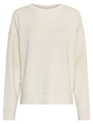 MOSS COPENHAGEN Bluza "Ima Q" w kolorze kremowym rozmiar: M/L. Brązowe bluzy Moss Copenhagen, l, bez wzorów, z wiskozy, bez kaptura. Za 187.96 zł.