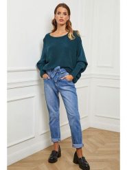 Joséfine Sweter "Egale" w kolorze turkusowym rozmiar: S. Niebieskie swetry Joséfine, s, bez wzorów, z kaszmiru, bez ramiączek. Za 173.99 zł.