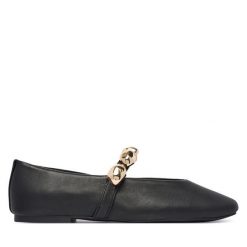 Baleriny Steve Madden. Czarne baleriny Steve Madden, bez wzorów, bez obcasa, bez zapięcia. Za 519.99 zł.