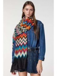 Lucky Bees Szal ze wzorem - 180 x 50 cm rozmiar: onesize. Szaliki i kominy Lucky Bees, bez wzorów, z materiału. Za 113.63 zł.