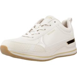 Buty SKECHERS 177345S Beżowy. Białe buty trekkingowe Skechers, bez wzorów, z materiału, bez zapięcia, trekkingowe. Za 282.99 zł.