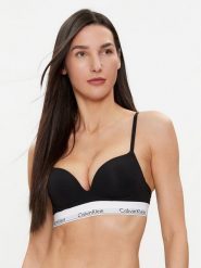 Calvin Klein Underwear Biustonosz push-up 000QF7623E Czarny. Czarne biustonosze Calvin Klein Underwear, bez wzorów, z bawełny. Za 129.99 zł.