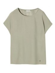 TATUUM Bluzka w kolorze khaki rozmiar: 36. Brązowe bluzki Tatuum, bez wzorów, z wiskozy, bez kołnierzyka, bez ramiączek. Za 88.02 zł.