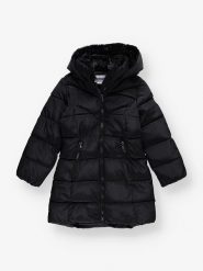 Steve Madden Płaszcz zimowy w kolorze czarnym rozmiar: 122/128. Czarne płaszcze Steve Madden, na zimę, bez wzorów, bez kaptura. Za 187.52 zł.