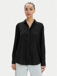 Vero Moda Koszula Linn 10305085 Czarny Relaxed Fit. Czarne koszule Vero Moda, m, bez wzorów, z wiskozy, bez kołnierzyka, bez ramiączek. Za 119.99 zł.