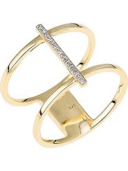 Diamant Exquis Złoty pierścionek z diamentami rozmiar: 54. Żółte pierścionki Diamant Exquis, z diamentem, złote. Za 1,585.11 zł.