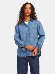 JJXX Koszula jeansowa Jama 12259300 Niebieski Relaxed Fit. Niebieskie koszule JJXX, m, bez wzorów, z bawełny, bez kołnierzyka, bez ramiączek. Za 129.99 zł.