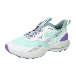 Buty do biegania damskie Mizuno Wave Rider TT 2. Zielone buty treningowe Mizuno, bez wzorów, z gumy, bez zapięcia, do biegania, mizuno wave. Za 379.99 zł.