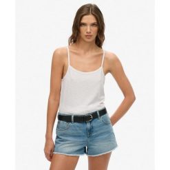 Top Strappy Studios. Białe bielizna termoaktywna damska Superdry, bez wzorów, z bawełny, bez ramiączek. Za 105.35 zł.