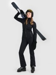4F Kombinezon narciarski membrana 10000 damski - czarny L. Czarne kombinezony 4f, na zimę, l, bez wzorów, z materiału, bez kołnierzyka, bez ramiączek. W wyprzedaży za 699.99 zł.