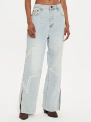 One Teaspoon Jeansy 26438 Niebieski Straight Leg. Niebieskie jeansy One Teaspoon, bez wzorów, z bawełny. Za 499.99 zł.