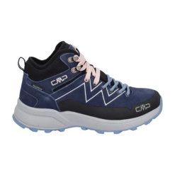 Damskie buty trekkingowe w średnim wieku CMP Kaleepso Wp. Niebieskie buty trekkingowe CMP, ze skóry, bez zapięcia. Za 423.00 zł.