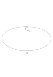 Elli Damski wisiorek kropla Basic ze srebra próby 925 Sterling Silver Naszyjniki 1 ct. Szare naszyjniki Elli, z materiału, srebrne. Za 256.99 zł.