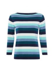 Brookshire Sweter z dzianiny Kobiety Bawełna zielony|wielokolorowy, S. Zielone swetry brookshire, s, bez wzorów, z bawełny, bez ramiączek. Za 89.95 zł.