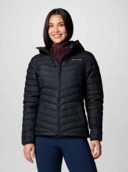 Columbia Kurtka puchowa "Westridge" w kolorze czarnym rozmiar: M. Czarne kurtki Columbia, m, bez wzorów, z materiału, bez kaptura. Za 345.60 zł.