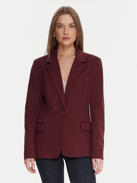 Guess Marynarka W5BN66 KCMU2 Bordowy Regular Fit. Czerwone marynarki i żakiety Guess, m, z aplikacjami, z wiskozy, bez ramiączek. Za 349.99 zł.