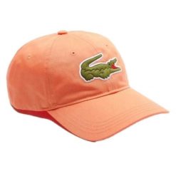 Czapka z daszkiem dla dorosłych Lacoste. Brązowe czapki z daszkiem Lacoste, na lato, bez wzorów, z bawełny, eleganckie. Za 160.16 zł.