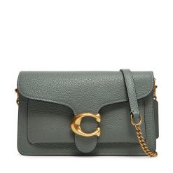 Torebka Coach. Zielone kopertówki Coach, bez wzorów, wizytowe, bez dodatków. Za 1,129.00 zł.