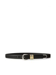 LAUREN RALPH LAUREN Pasek 412P16763001 Czarny. Czarne paski Lauren Ralph Lauren, bez wzorów, ze skóry. Za 519.99 zł.