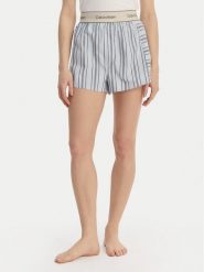 Calvin Klein Underwear Szorty piżamowe LV00QS7519 Niebieski Relaxed Fit. Niebieskie piżamy Calvin Klein Underwear, m, bez wzorów, z bawełny, bez kołnierzyka, bez ramiączek. Za 189.99 zł.