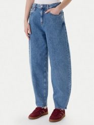 Tommy Jeans Jeansy Jeanie DW0DW22618 Niebieski Balloon Fit. Niebieskie jeansy Tommy Jeans, bez wzorów, z bawełny. Za 409.99 zł.