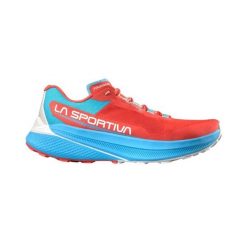 Damskie buty trailowe La Sportiva Prodigio. Czerwone buty do biegania La Sportiva, bez wzorów, bez zapięcia, do biegania. Za 577.00 zł.