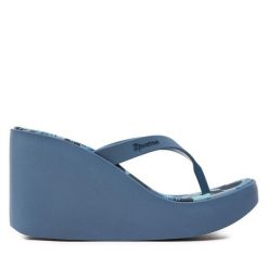 Japonki Ipanema. Niebieskie japonki Ipanema, bez wzorów. Za 149.99 zł.