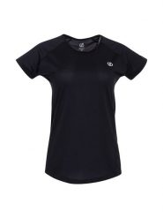 Dare 2b Koszulka funkcyjna "Corral Tee" w kolorze czarnym rozmiar: 34. Czarne t-shirty sportowe Dare 2b, bez wzorów, z materiału, bez ramiączek, outdoorowe. Za 52.79 zł.