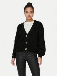 JDY Kardigan Justy 15200418 Czarny Regular Fit. Czarne swetry JDY, xl, bez wzorów, z syntetyku, bez ramiączek. Za 159.99 zł.