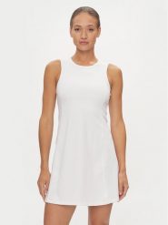 DKNY Sport Sukienka letnia DP2D4754 Biały Slim Fit. Białe sukienki DKNY Sport, s, bez wzorów, z syntetyku, sportowe, bez kołnierzyka, bez ramiączek, sportowe. Za 299.99 zł.