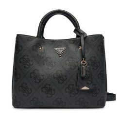 Torebka Guess. Szare torebki klasyczne Guess, z aplikacjami, klasyczne, bez dodatków. Za 749.99 zł.