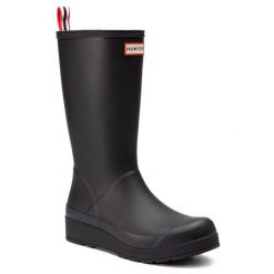 Kalosze Hunter. Czarne kalosze Hunter, bez wzorów, bez zapięcia. Za 329.99 zł.