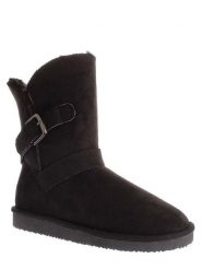 ISLAND BOOT Kozaki zimowe "Eveline" w kolorze czarnym rozmiar: 36. Czarne kozaki Island Boot, na zimę, bez wzorów, z materiału, eleganckie, bez obcasa, na platformie, bez zapięcia. Za 101.23 zł.