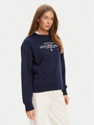 U.S. Polo Assn. Bluza WUP1352 Granatowy Regular Fit. Niebieskie bluzy U.S. Polo Assn., l, bez wzorów, z syntetyku, bez ramiączek, bez kaptura. Za 239.99 zł.