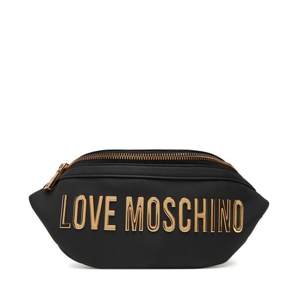 Saszetka nerka LOVE MOSCHINO. Czarne nerki i saszetki Love Moschino, bez wzorów, bez dodatków. Za 599.99 zł.
