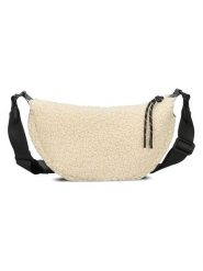 Zwei Skórzana saszetka w kolorze kremowym - 30 x 18 x 9 cm rozmiar: onesize. Brązowe nerki i saszetki Zwei, bez wzorów, z materiału, sportowe, bez dodatków. Za 99.95 zł.