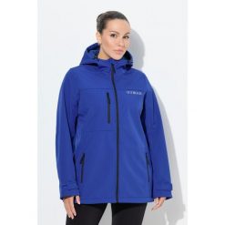 Damskie Kurtka softshell HYPRAR hydrofobowa stretch odblask. Kurtki przejściowe sportowe Ulla Popken, plus size, bez wzorów, z elastanu, bez kaptura, trekkingowe. W wyprzedaży za 383.99 zł.