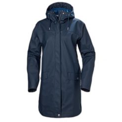 Damska kurtka wodoodporna Helly Hansen moss. Niebieskie kurtki Helly Hansen, bez wzorów, bez kaptura. Za 489.99 zł.