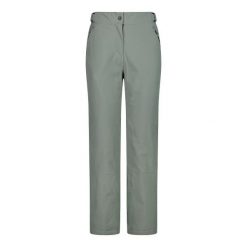 Spodnie damskie narciarskie CMP 3W18596N. Zielone spodnie narciarskie CMP, bez wzorów, narciarskie. W wyprzedaży za 562.75 zł.