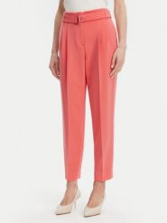 BOSS Spodnie materiałowe Tapiah 50490037 Koralowy Regular Fit. Pomarańczowe spodnie materiałowe Boss, bez wzorów, z materiału. Za 474.99 zł.