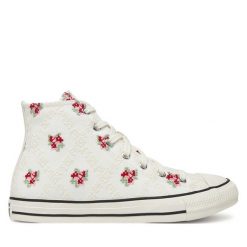 Trampki Converse. Białe trampki Converse, bez wzorów, retro, bez zapięcia. Za 219.99 zł.