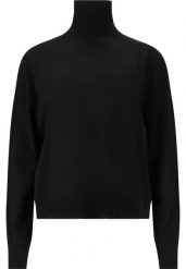 Damski sweter z golfem Athlecia Dava. Czarne swetry Athlecia, bez wzorów, z elastanu, eleganckie, bez ramiączek. Za 194.00 zł.