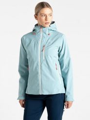 Dare 2b Kurtka przeciwdeszczowa "Torrek II" w kolorze błękitnym rozmiar: 36. Niebieskie kurtki przeciwdeszczowe Dare 2b, m, bez wzorów, z polaru, bez kaptura, outdoorowe. Za 176.91 zł.