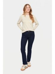 SAINT TROPEZ Sweter w kolorze beżowym rozmiar: XXL. Brązowe swetry Saint Tropez, xxl, bez wzorów, bez ramiączek. Za 69.99 zł.