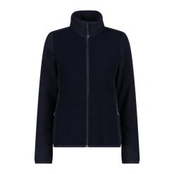 Damski polar hybrydowy CMP. Niebieskie bluzy z polaru CMP, bez wzorów, z polaru, trekkingowe. Za 455.45 zł.