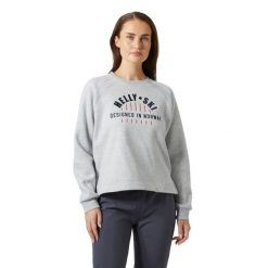 Sweter damski Helly Hansen Bliss. Szare swetry Helly Hansen, na zimę, bez wzorów, sportowe, bez ramiączek. Za 425.50 zł.
